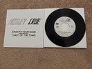 Motley Crue Stick to your guns Toast of the town 45 single 7