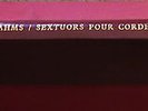Brahms: Sextuor pour Cordes, 2LP set CFD Stéréo 2395/96 EX+