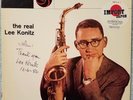 Lee Konitz - The Real Lee Konitz - Atlantic - AUTOGRAPHED Billy Bauer, Peter Ind
