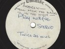 Unissued Immediate 1966 acetate - Twice As Much - Rolling Stones - RARE