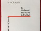 OMD: ARCHITECTURE & MORALITY LP UK 80s New Wave Vinyl Orchestral Manœuvres Dark