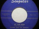 DANNY AND THE JUNIORS BLUE SINGULAR S 711 AT THE HOP SOMETIMES DOO WOP ROCK RARE