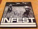 Infest Slave LP Green Vinyl With Insert Deep Six Draw Blank Spazz Dropdead Siege