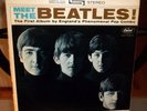 MEET THE BEATLES VG+ 1964 T2047 GENUINE STEREO HOLD YOUR HAND LP WOODY 52 YEARS