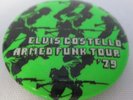 Elvis Costello Vintage Original 1979 32mm  Tour Badge Pin Button Punk New Wave