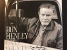 Don Henley Autographed Double LP Cass County Deluxe Dated January 19 2017 Rare