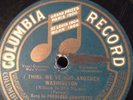Columbia 78RPM Peerless Quartette - Woodrow Wilson A1864 V+