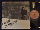 CROW JOHNSON S/T Debut LP PRIVATE Loner FUNK COUNTRY FOLK 1980 RARE - NM