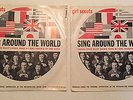 Girl Scouts 45 rpm  SING AROUND THE WORLD Volume 1 And 2 Nanette Guilford