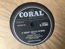 BUDDY HOLLY 78rpm  'IT DOESN'T MATTER ANYMORE' (CORAL)