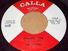 THE ORLONS Spinnin' Top / Anyone Who Has A Heart 45 Calla 113