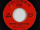 Northern Soul 45 LEE DAVID Temptation Is Calling My Name/Cold Wave on Columbia
