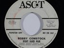 R&B 45 BOBBY COMSTOCK Right Hand Man/Always on Ascot VG++/NM wlp