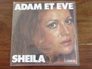 SHEILA - RARE - ADAM ET EVE (2éme pochette)