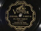 78 RPM -- Carolina Tar Heels, Victor 40077, E / V+ Country