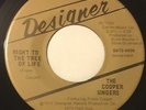 COOPER SINGERS Right To The Tree Of Life 45 Designer Memphis black gospel hear