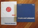 CHOPIN AND RUBINSTEIN 10XLP BOX RCA RED SEAL RARE  1971 BOOK NO CD