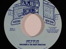 Northern Soul 45 BENJAMIN & THE RIGHT DIRECTION Light Of My Life on Palmetto St