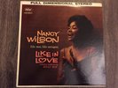 Nancy Wilson ?Like In Love ST 1319 vtg Music Album Vinyl Records 1960 LP 3408
