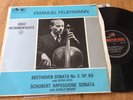 EMANUEL FEUERMANN /BEETHOVEN CELLO SONATA NO 3 SCHUBERT ARPEGGIONE UK HQM 1079