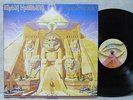 IRON MAIDEN POWERSLAVE 1989 LP PICTURE & LYRIC W/INSERT NM   MINT- Promo