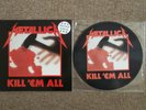 METALLICA KILL EM ALL (LIMITED EDITION PICTURE DISC VINYL) LP