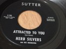HERB SILVERS -ATTRACTED TO YOU / NO MORE SUNSHINE- POPCORN 45 RPM SUTTER NM