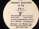 Dizzy Gillespie Tony Douglas CABINET MINISTERS AT THE BBC JAZZ SOCIETY RARE