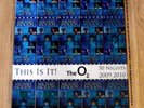 Michael Jackson - 2009 O2 Concert Tickets Sheet. Uncut - Blue. Hologram