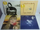 x4 Joni Mitchell Vinyl LP'S Hejira / Court And Spark / Clouds / Blue