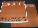 PAUL DESSAU & BERTOLT BRECHT Lukullus / DDR 2 LP Box Set 1964 ETERNA 820423-424
