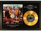 THE BEATLES 'SGT. PEPPER'S.....' 50TH ANNIVERSARY SIGNED GOLD DISC DISPLAY