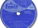 DOMENICO MODUGNO Italian Europop 78 RPM Record. Nel blu dipinto di blu (Volare)