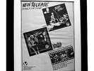DRONES+Bone Idol+Myself+POSTER+AD+ORIGINAL 1977+PUNK+FRAMED+EXPRESS GLOBAL SHIP