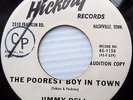 JIMMY BELL popcorn WHITE LABEL PROMO 45 Honey Bee Poorest Boy In Town R&B  JR437