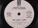 HAROLD MELVIN & BLUE NOTES: The Love I Lost (6:20) / Mono 45 (dj, 33rpm) Soul