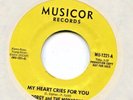 Porgy And The Monarchs  **   My Heart Cries For You   **   MUSICOR  PRESSING