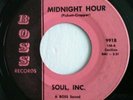 Rare 1966 Kentucky Garage BOSS 9918 45 SOUL INC MIDNIGHT HOUR / LEAVES OF GRASS