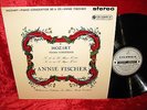 1960 UK EXC+ SAX 2335 ED1 STEREO B/S MOZART PIANO CONCERTOS 20 & 23 ANNIE FISCHE