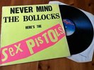 SEX PISTOLS Never Mind Bollocks 1977 V2086 Blue Lable Vinyl LP Blank back sleeve