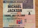 Michael Jackson BAD Tour Concert Ticket 1988 Pepsi