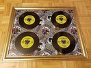 BEATLES PROMO  FRAMED SET LADY MADONNA ALL YOU NEED IS LOVE HELLO GOODBYE