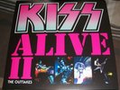 KISS 1977 Import Lp Vinyl 'ALIVE II - THE OUTTAKES' Limited PINK Vinyl RARE