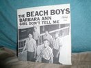 THE BEACH BOYS barbara ann  PIC. SLEEVE ONLY FLAT STOCK CAPITOL 1966 ORIGINAL NM
