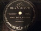 Elvis Presley, Shake Rattle and Roll/Lawdy Miss Clawdy Canada 78 rpm record