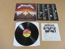 METALLICA Master Of Puppets LP ORIGINAL UK 1ST PRESSING & RARE TOUR MERCH INSERT