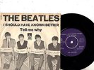 BEATLES 7'' PS I Should Have Known DENMARK RARE PURPLE LABEL DK 1624 Danish 45