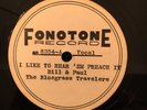 Fonotone 6354 Bill & Paul Bluegrass Travelers  GOD LOVES HIS CHILDREN 78 rpm N-