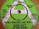 FRANKIE VALLI & FOUR SEASONS   YOU'RE A SONG...** TAMLA MOTOWN 45 DEMO TMG 819