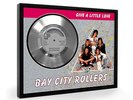 Bay City Rollers Give A Little Love Framed Silver Disc Display Vinyl (C1)